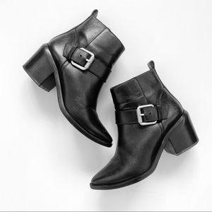 All Saints Sz US5 EU36 Black Leather Ankle Booties